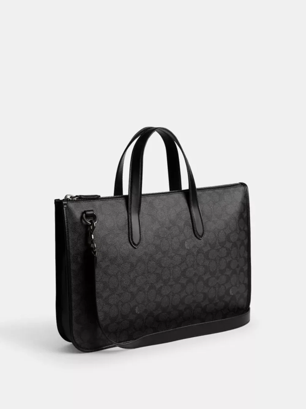 Coach sleek black